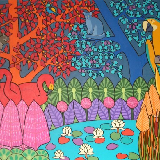 LES FLAMANDS ROUGES 116x89