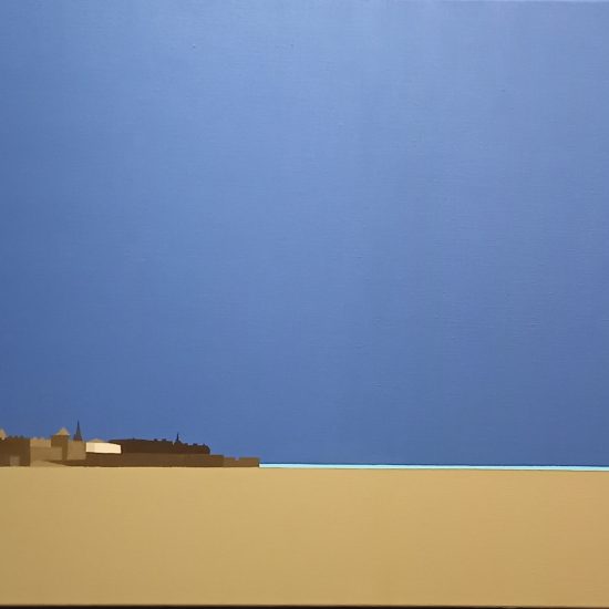 Apres l'orage sur St Malo vu du fort National 92x65